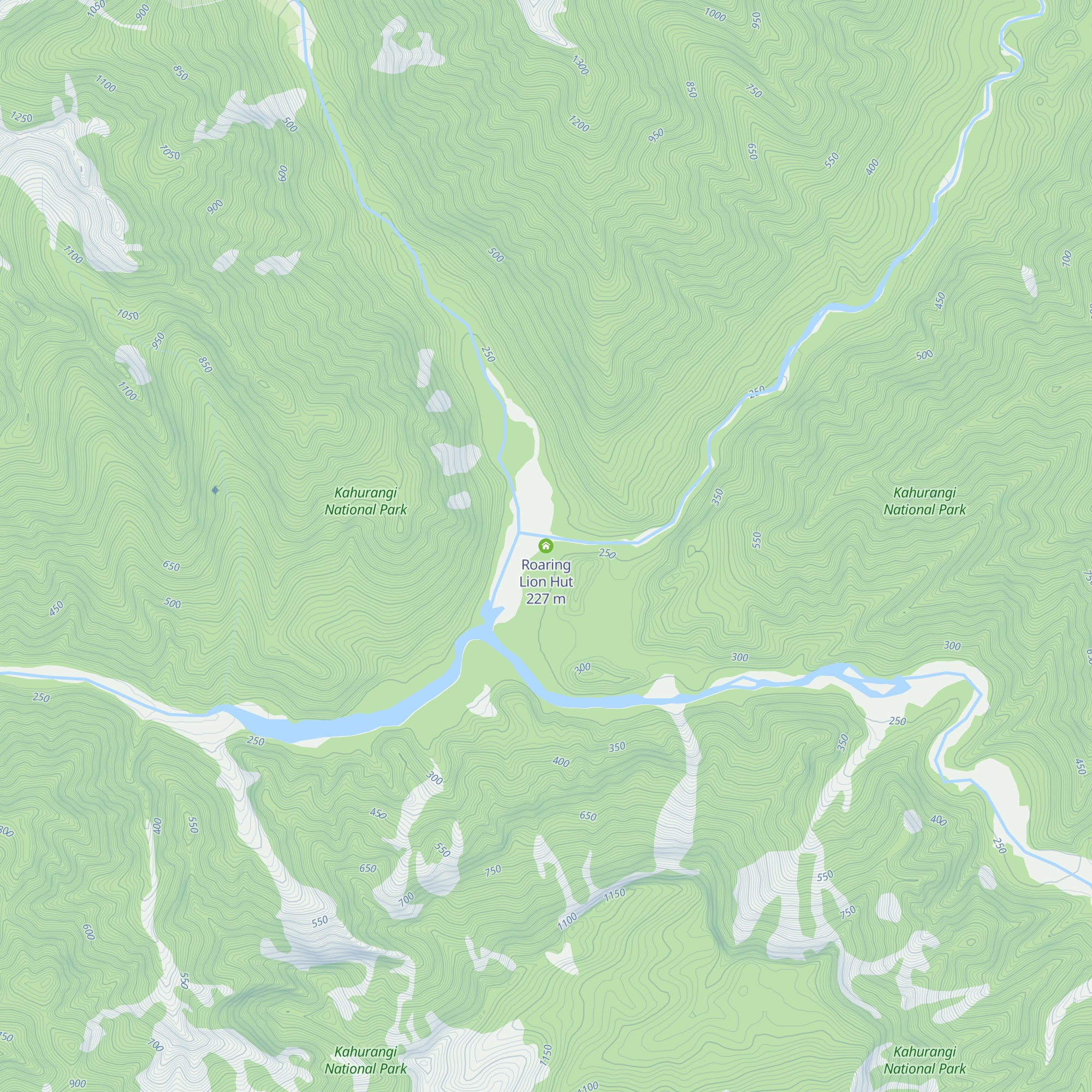 Roaring Lion Hut map