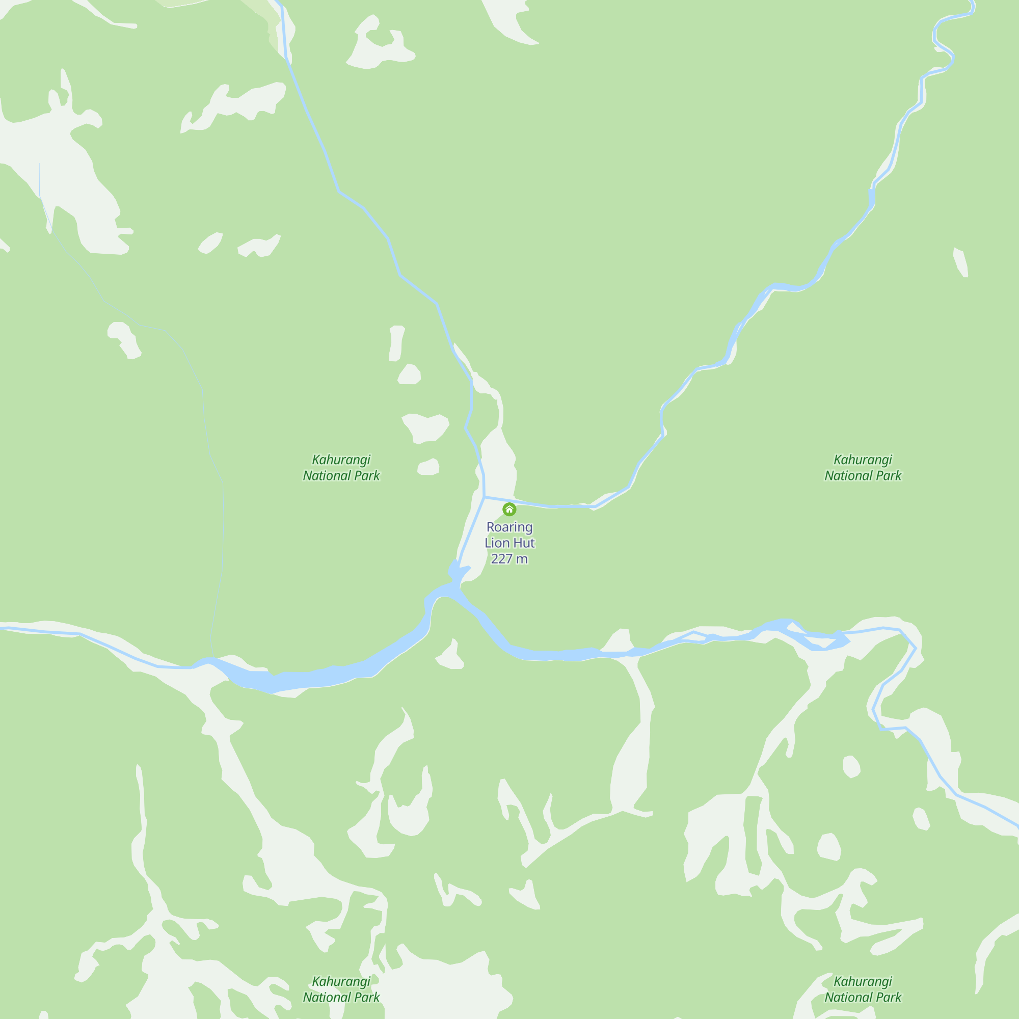 Roaring Lion Hut map