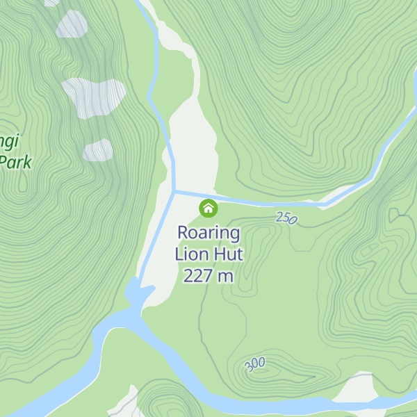Map of Roaring Lion Hut