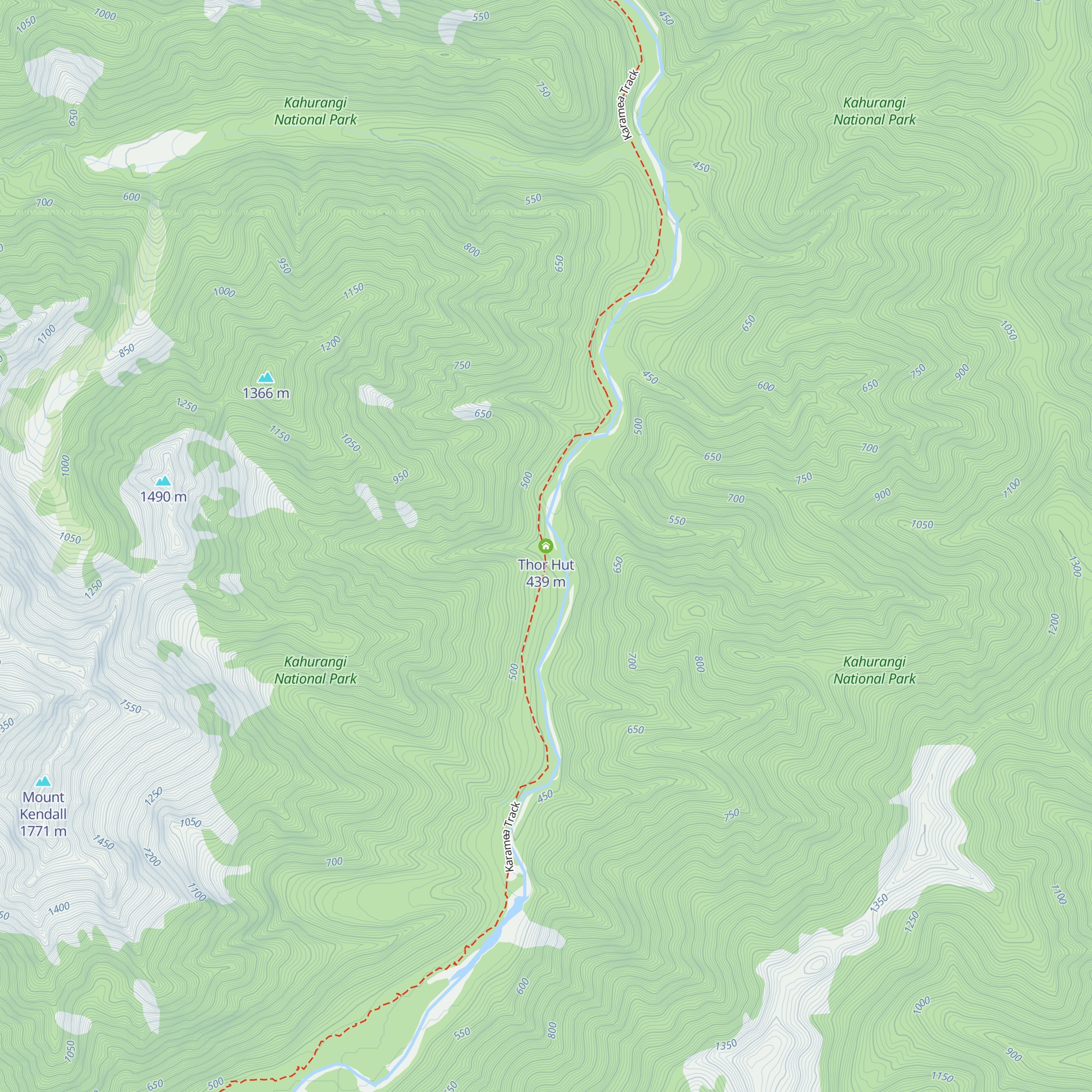 Thor Hut map