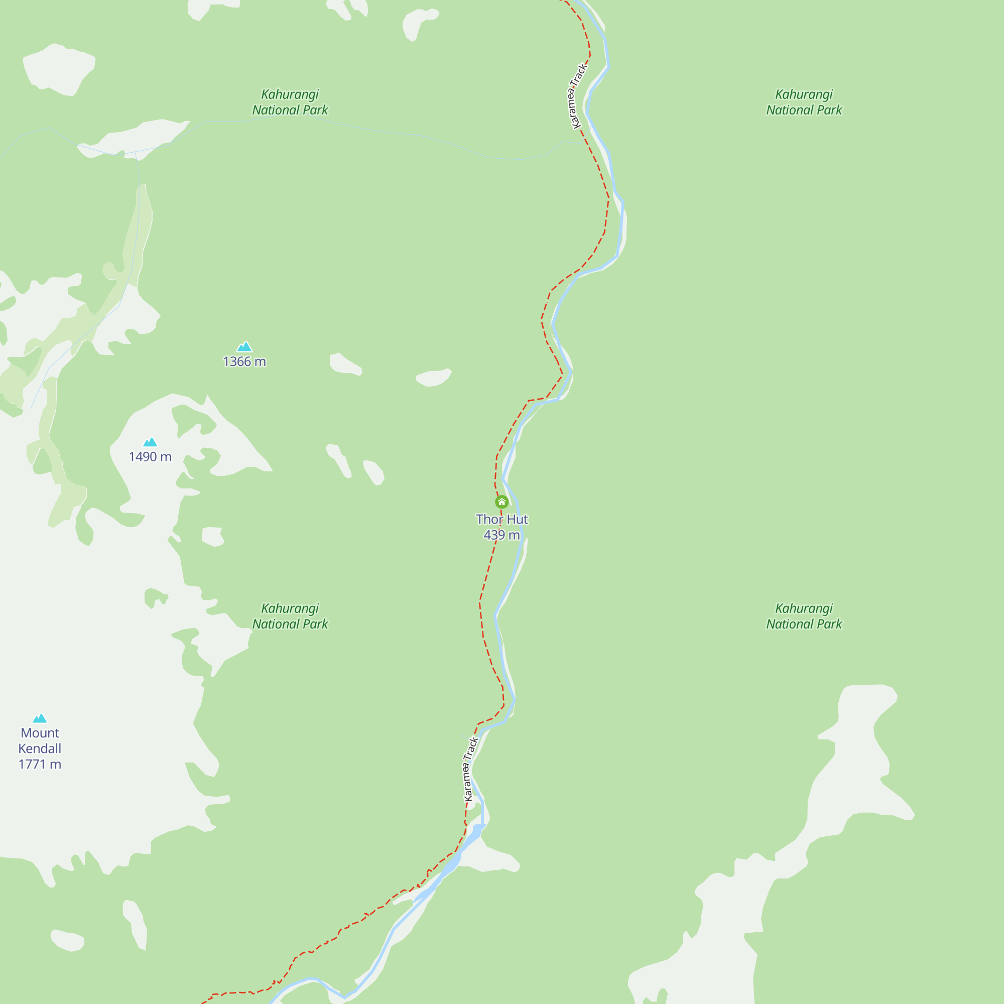 Thor Hut map