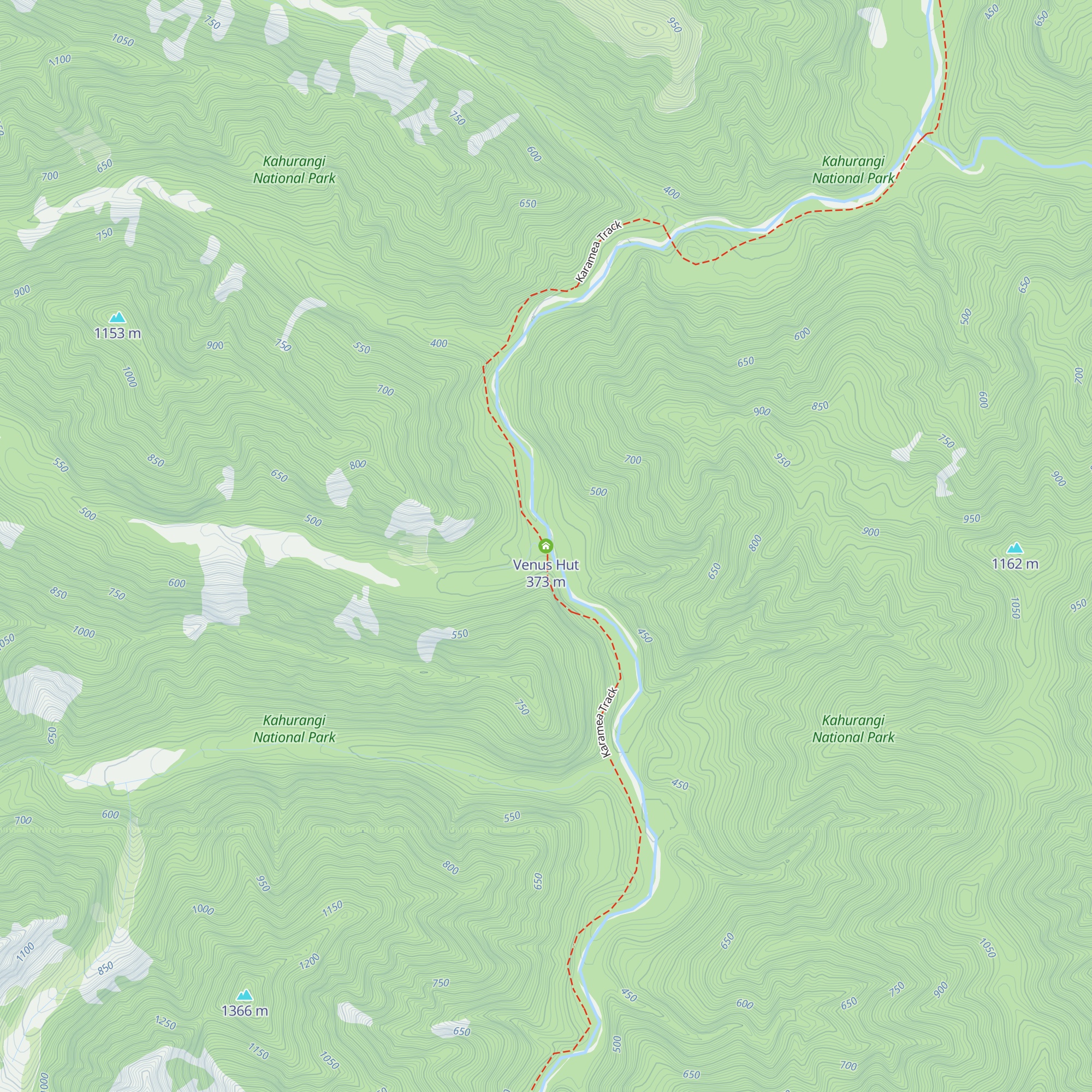 Venus Hut map