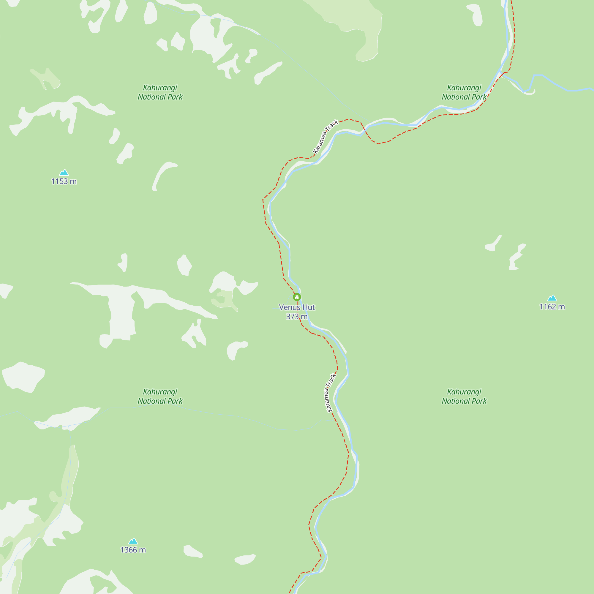 Venus Hut map