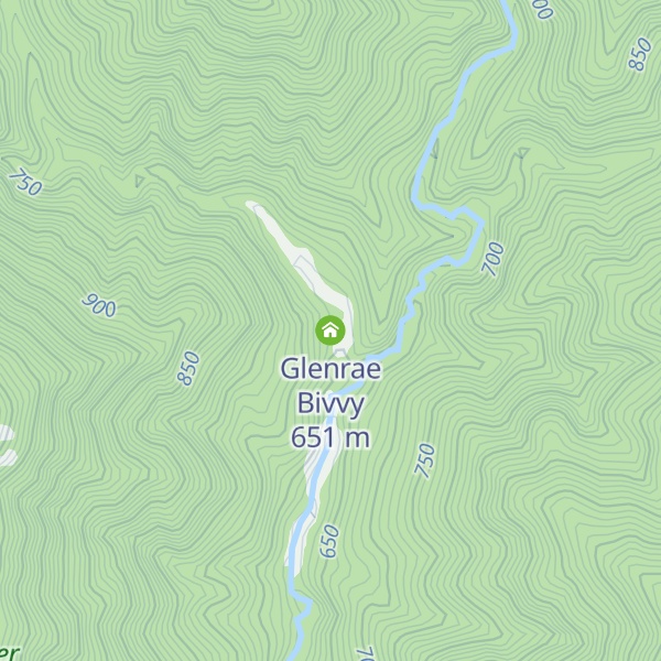 Map of Glenrae Bivvy