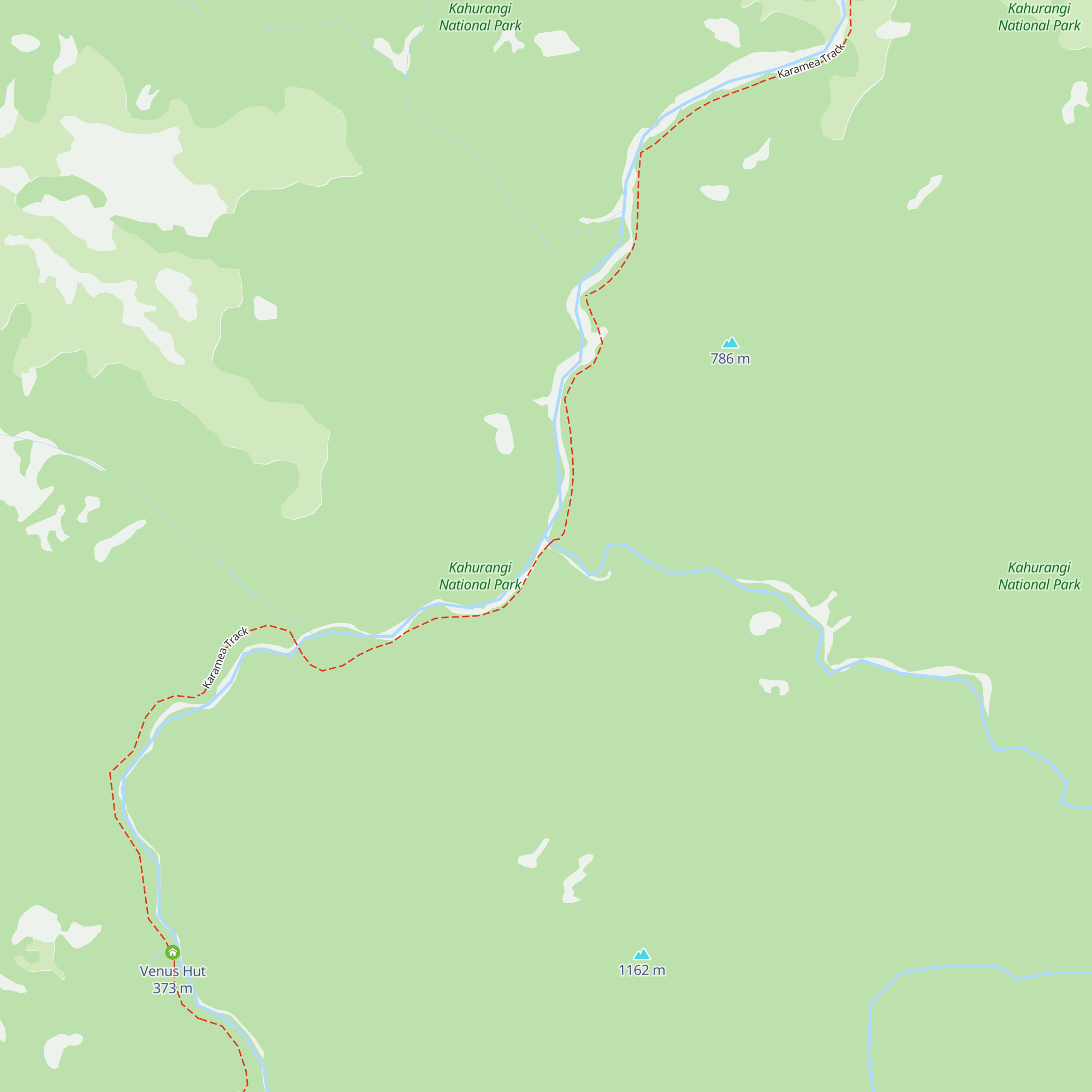 Crow Hut map