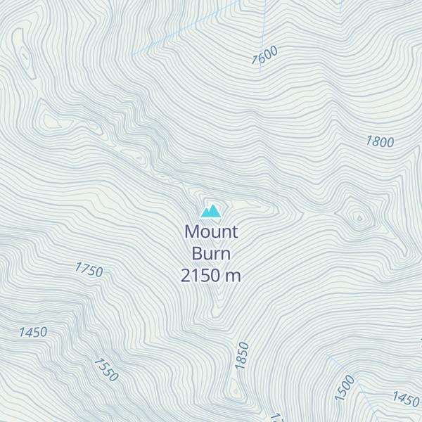 Map of Mount Burn