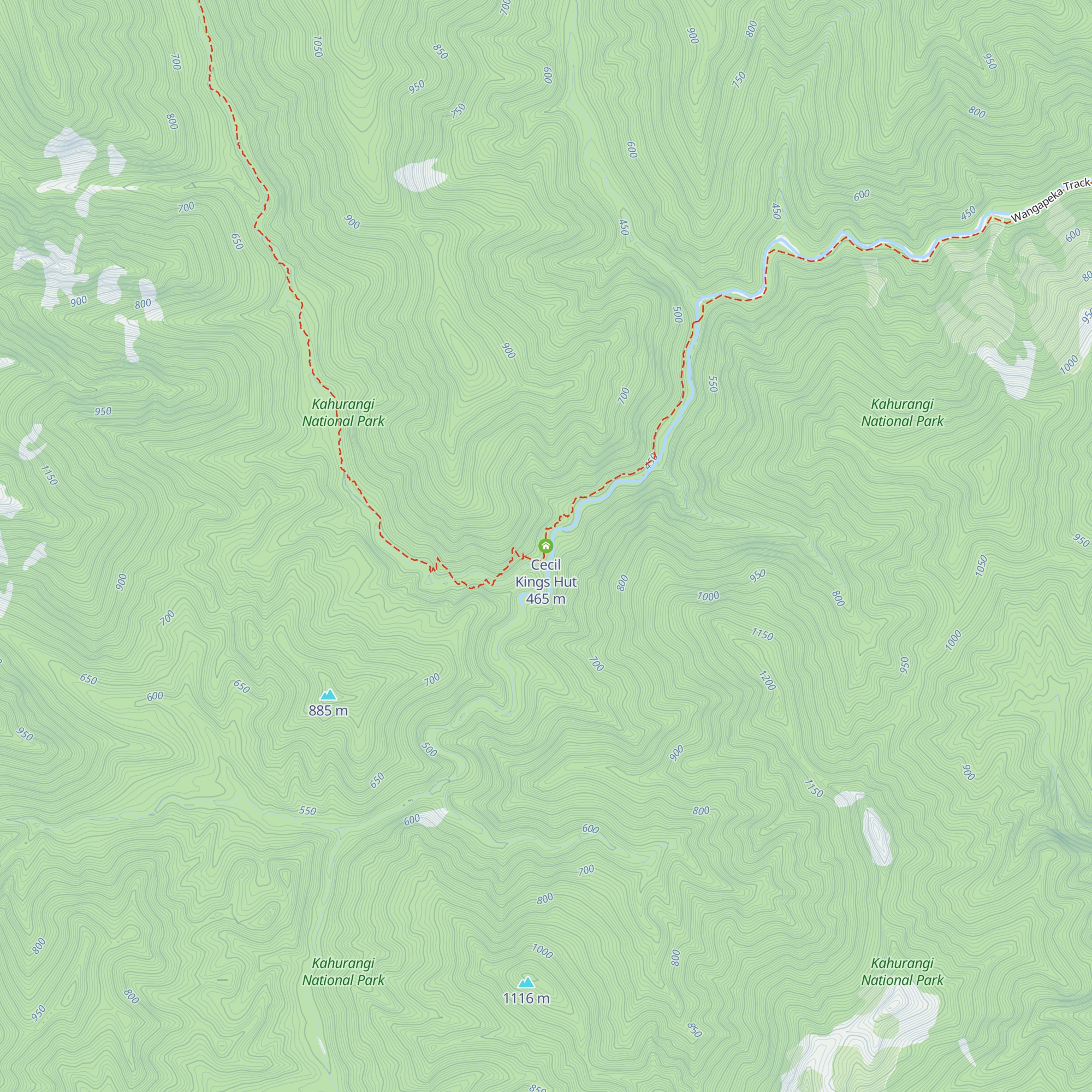 Cecil Kings Hut map