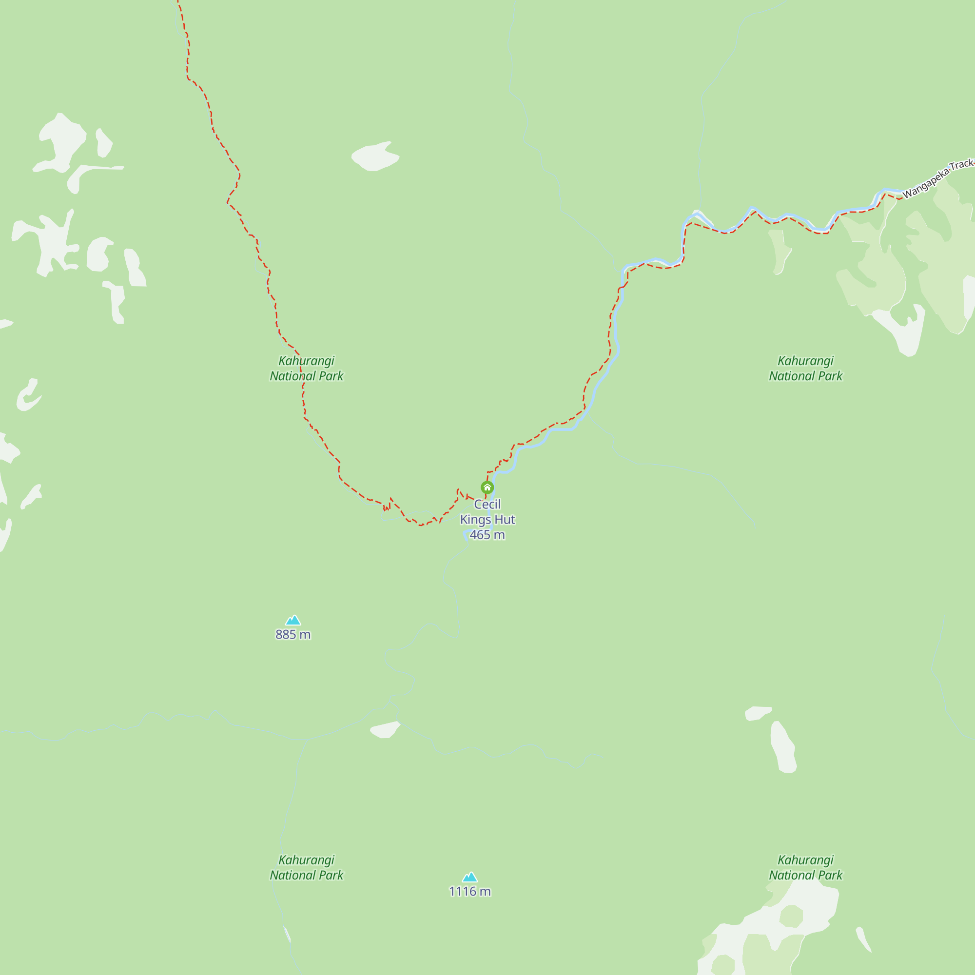 Cecil Kings Hut map