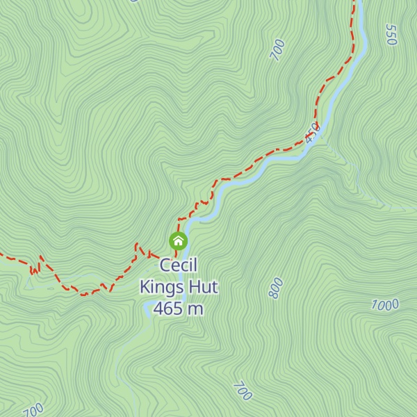 Map of Kings Creek Hut