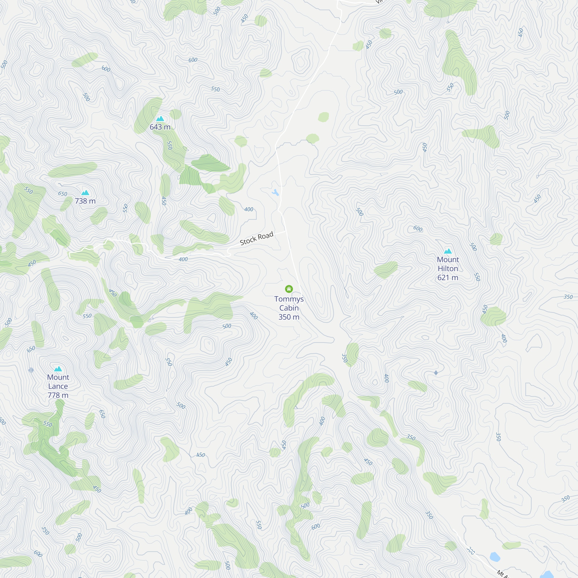 Tommys Cabin map