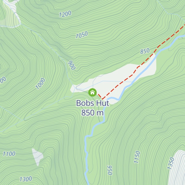 Map of Bobs Hut