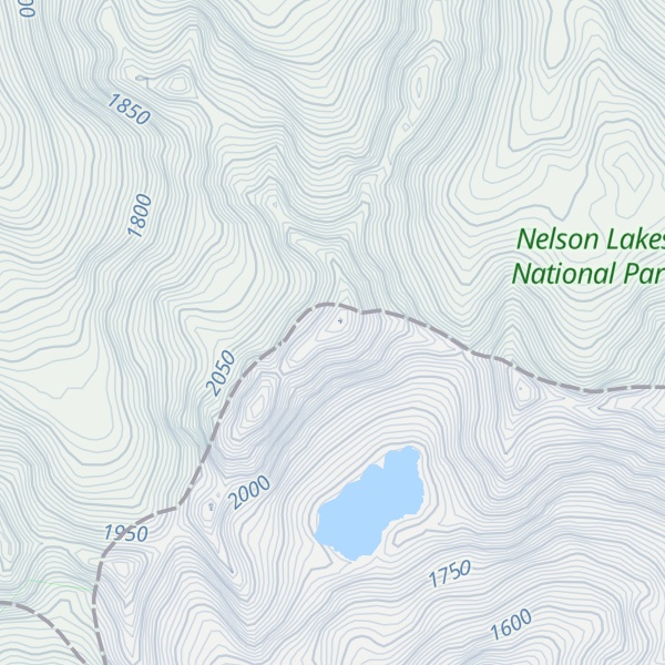Map of Gloriana Peak