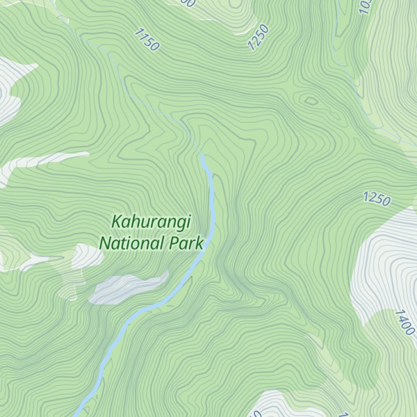 Map of Branch Creek Hut