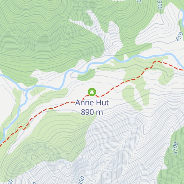 Map of Anne Hut