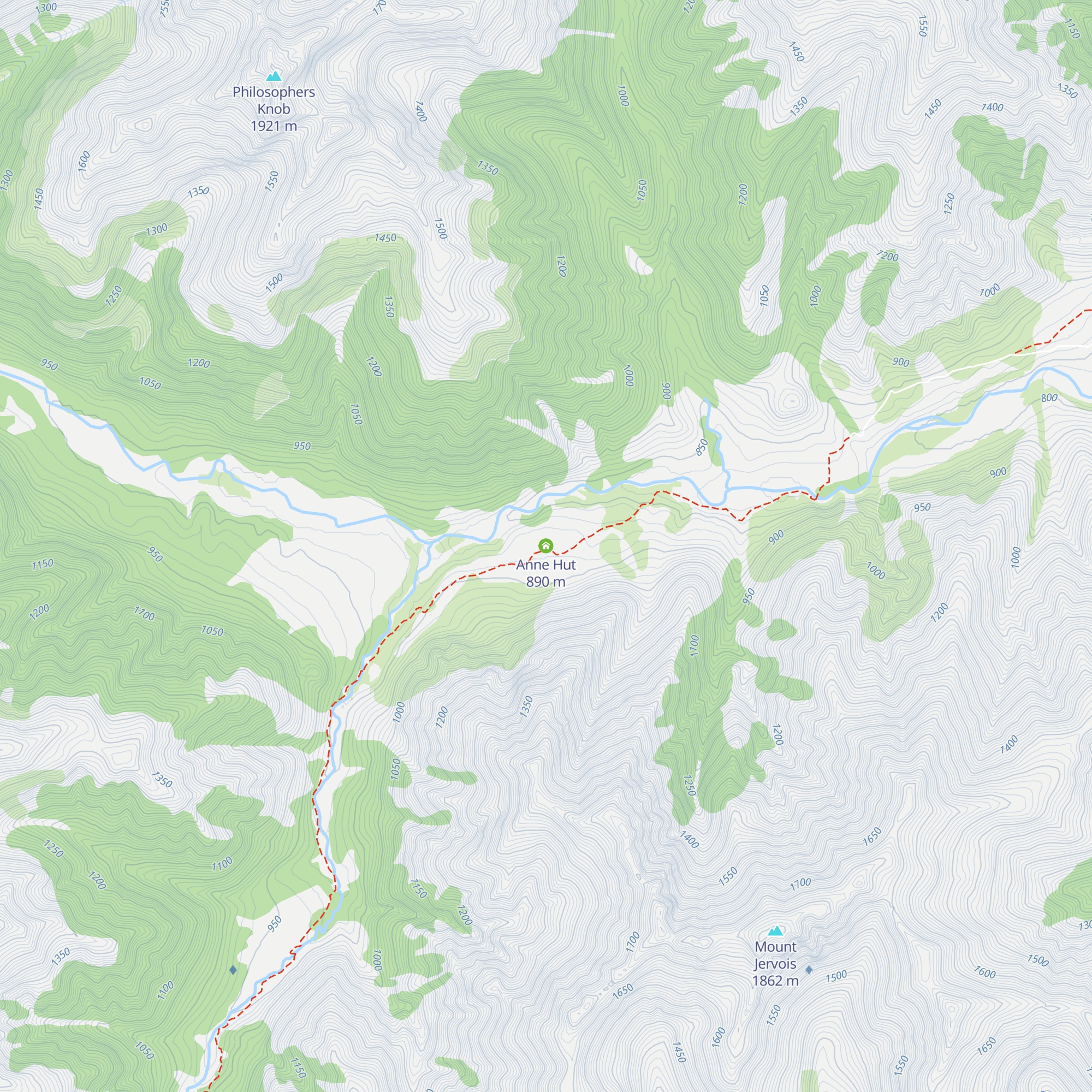 Anne Hut map