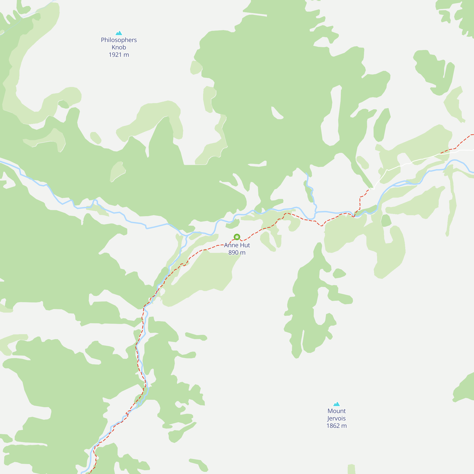 Anne Hut map