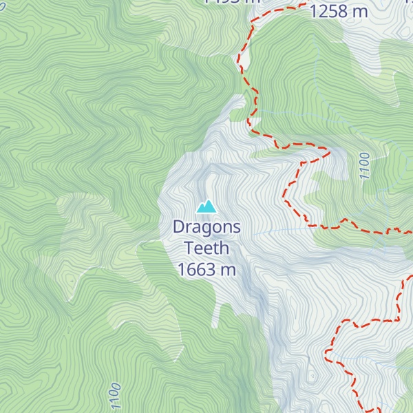 Map of Dragons Teeth