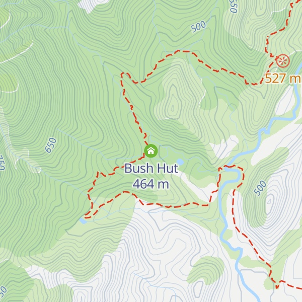 Map of Bush Hut