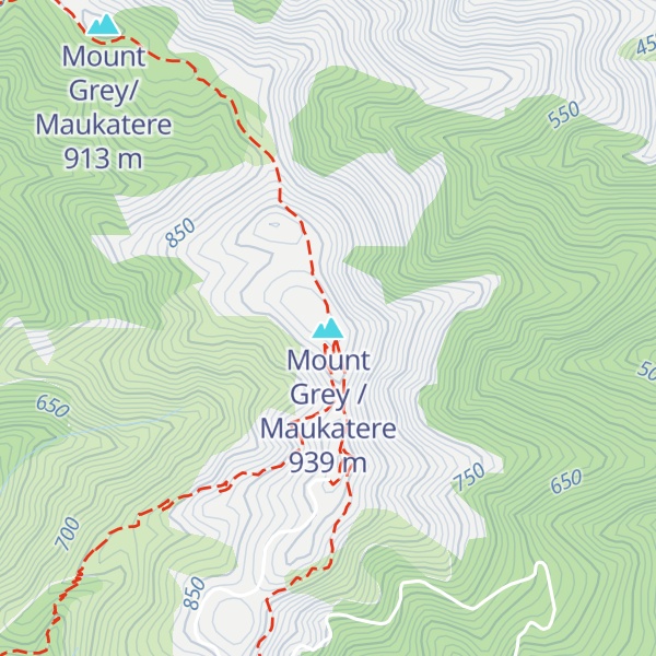 Map of Mount Grey / Maukatere