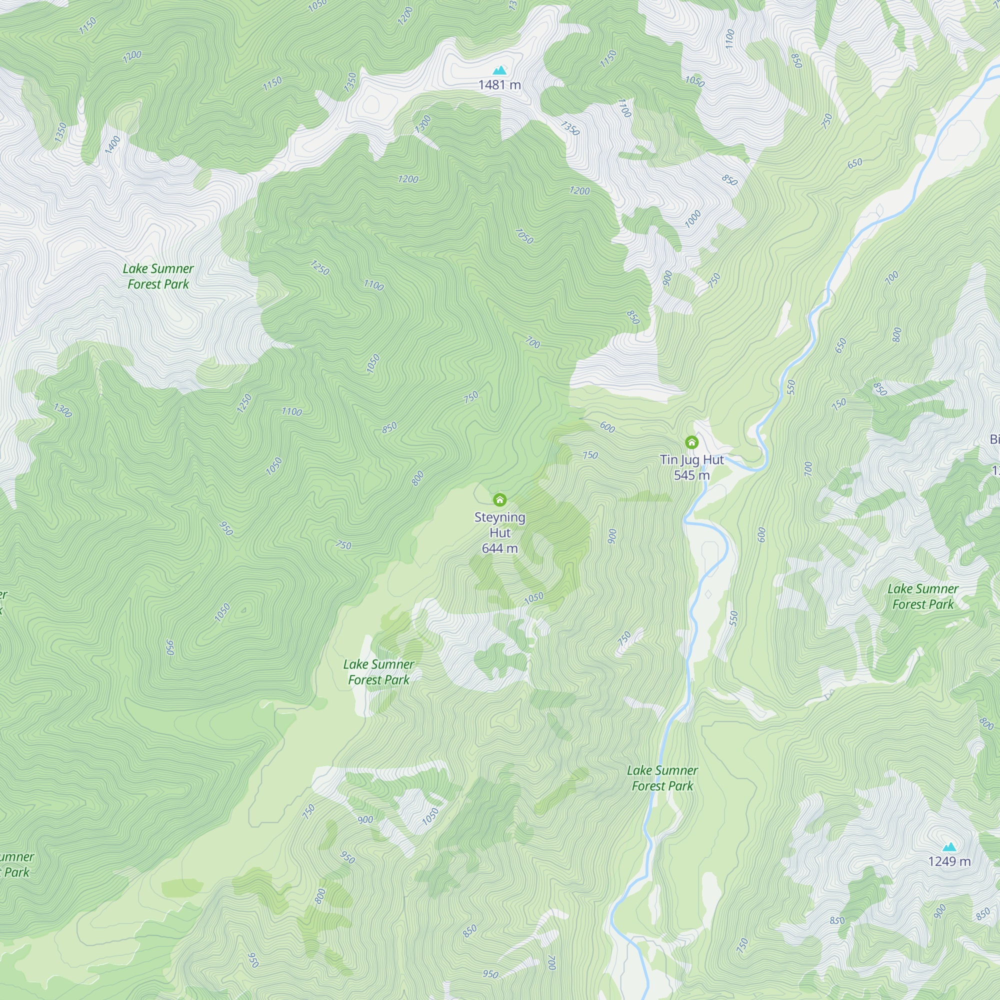 Steyning Hut map
