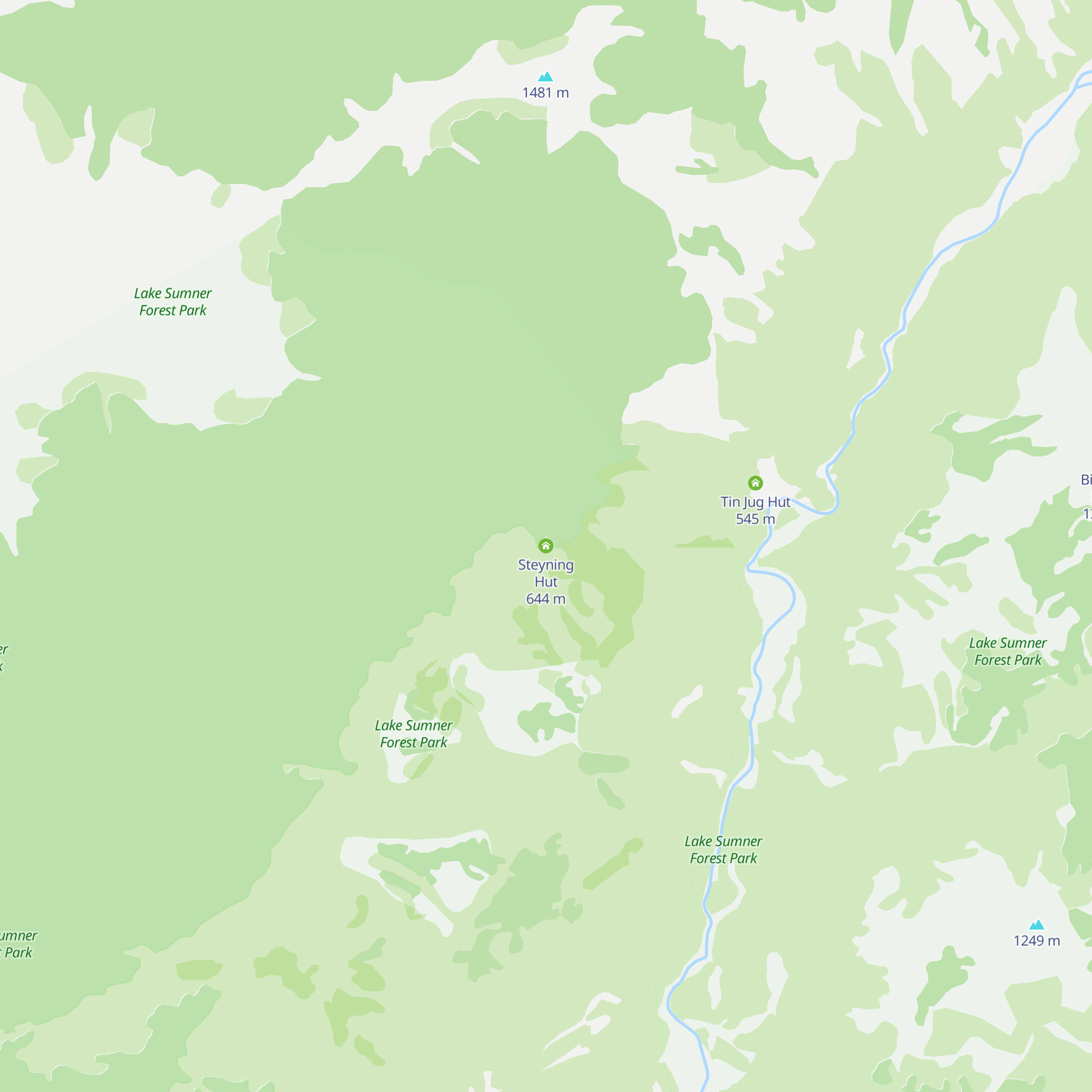 Steyning Hut map