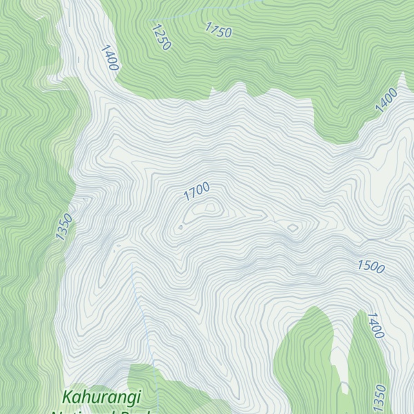 Map of Kākāpō Peak