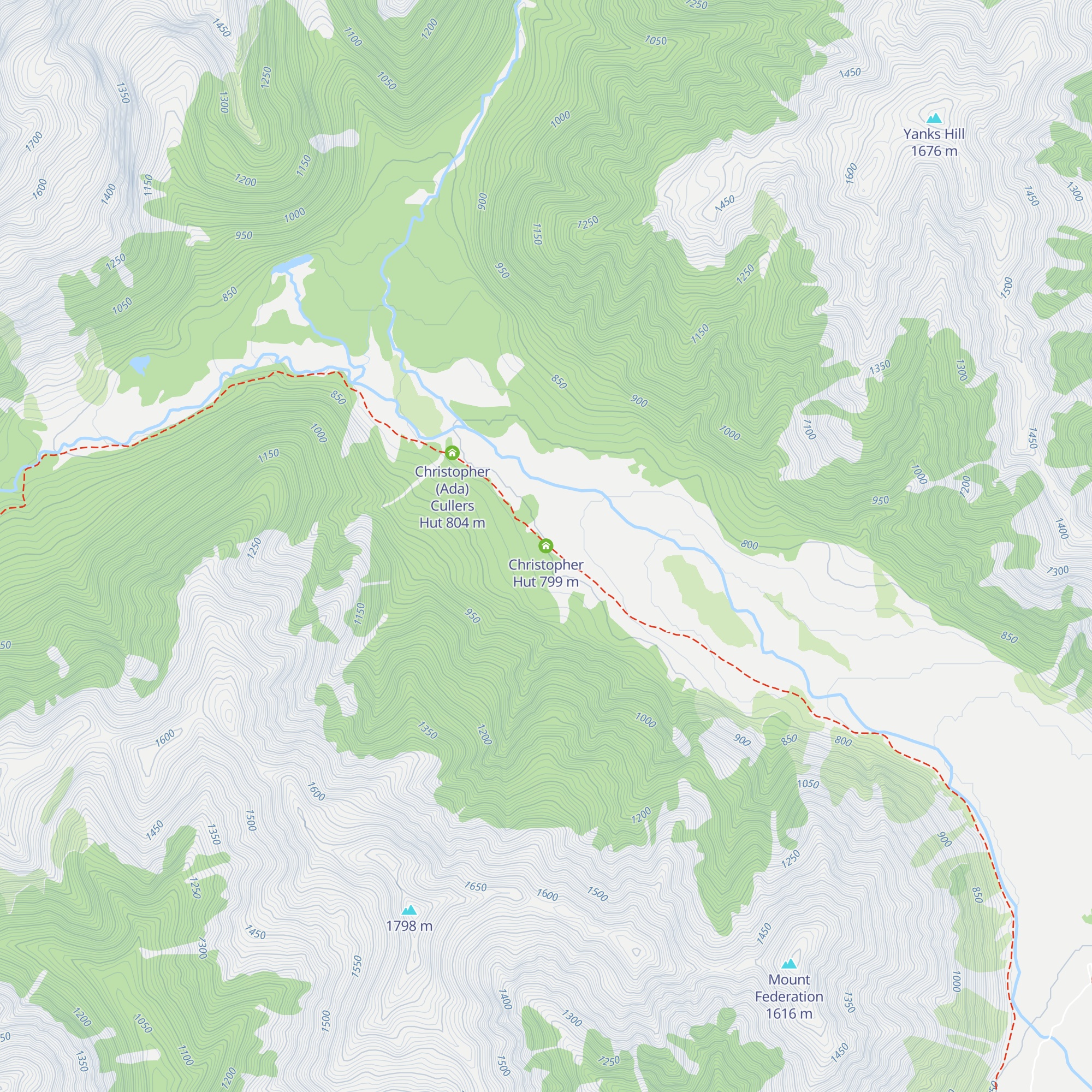 Christopher Hut map