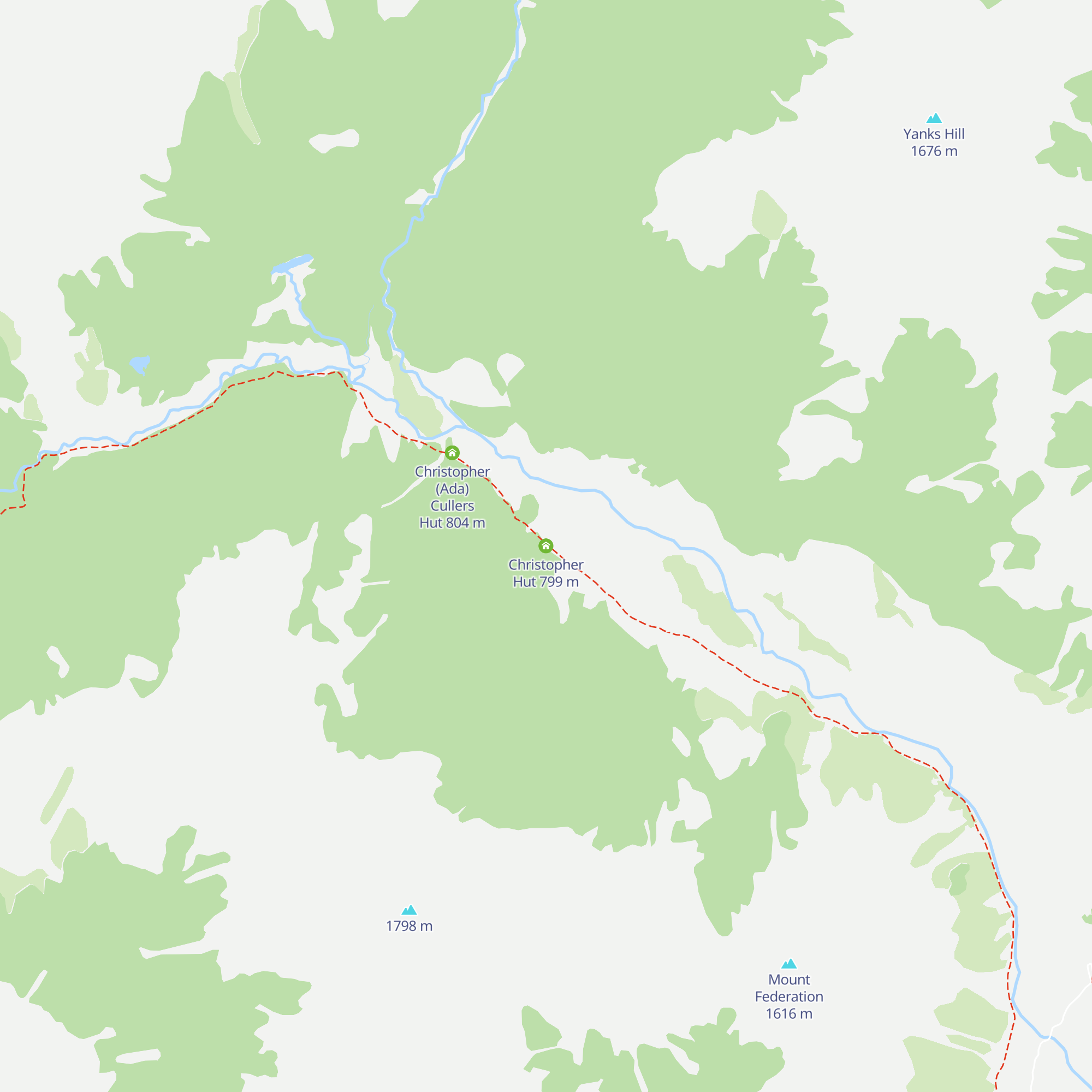 Christopher Hut map