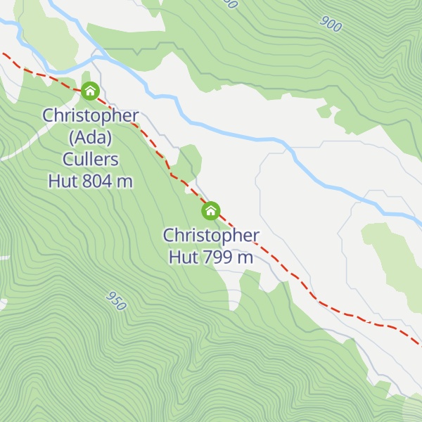 Map of Christopher Hut