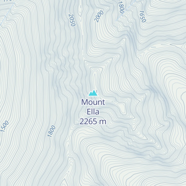 Map of Mount Ella
