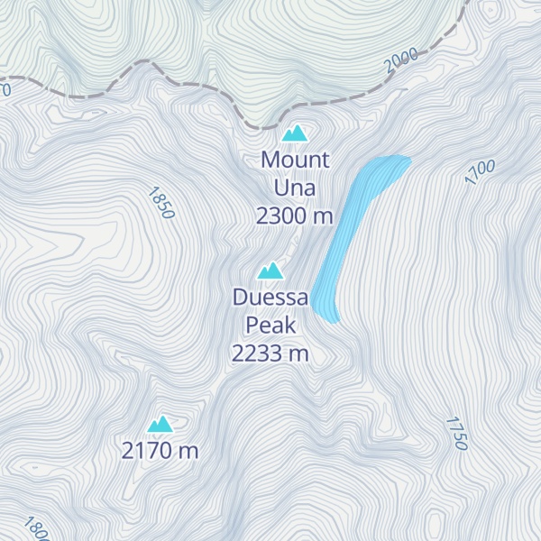 Map of Duessa Peak