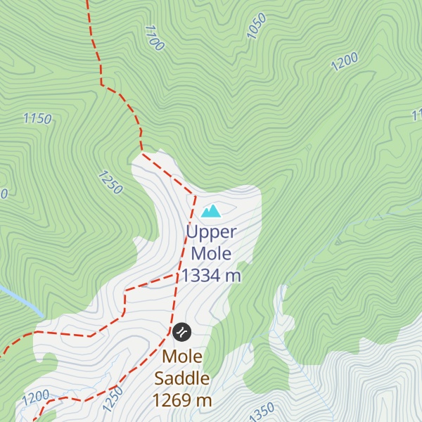 Map of Upper Mole