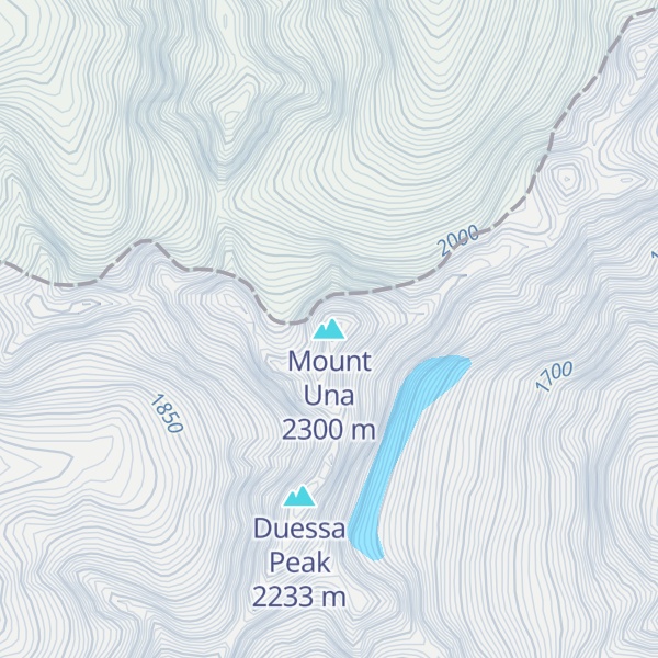 Map of Mount Una