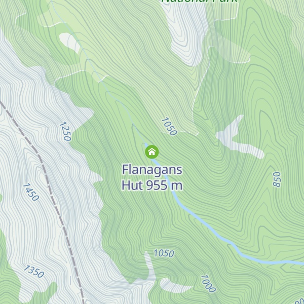 Map of Flanagans Hut