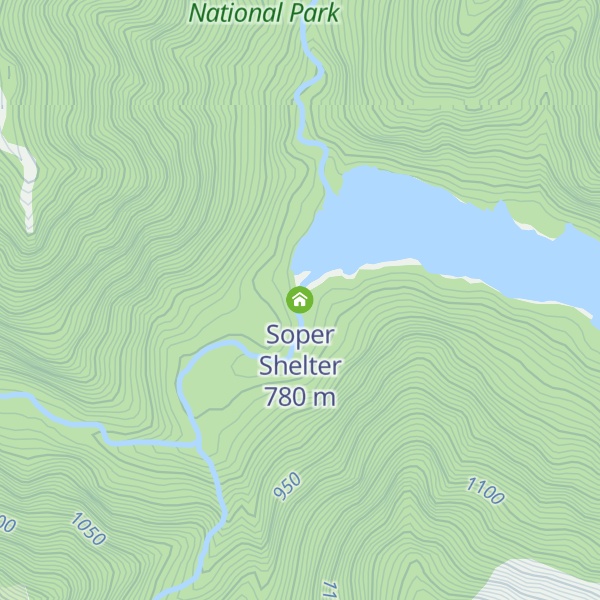 Map of Soper Shelter