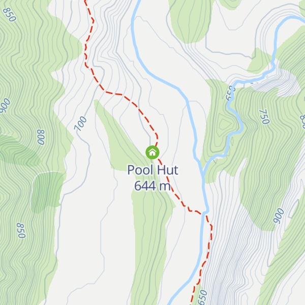 Map of Pool Hut