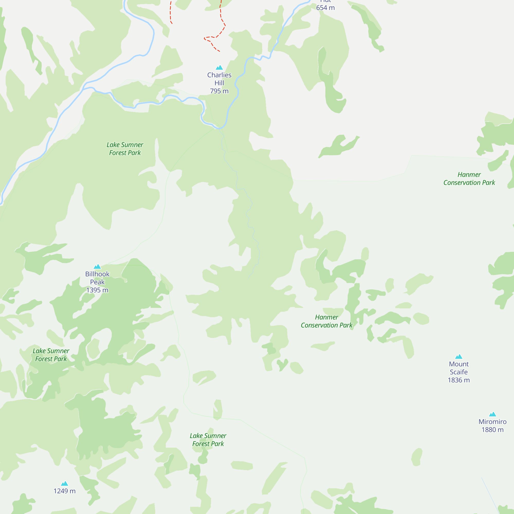 Stony Stream Bivvy map