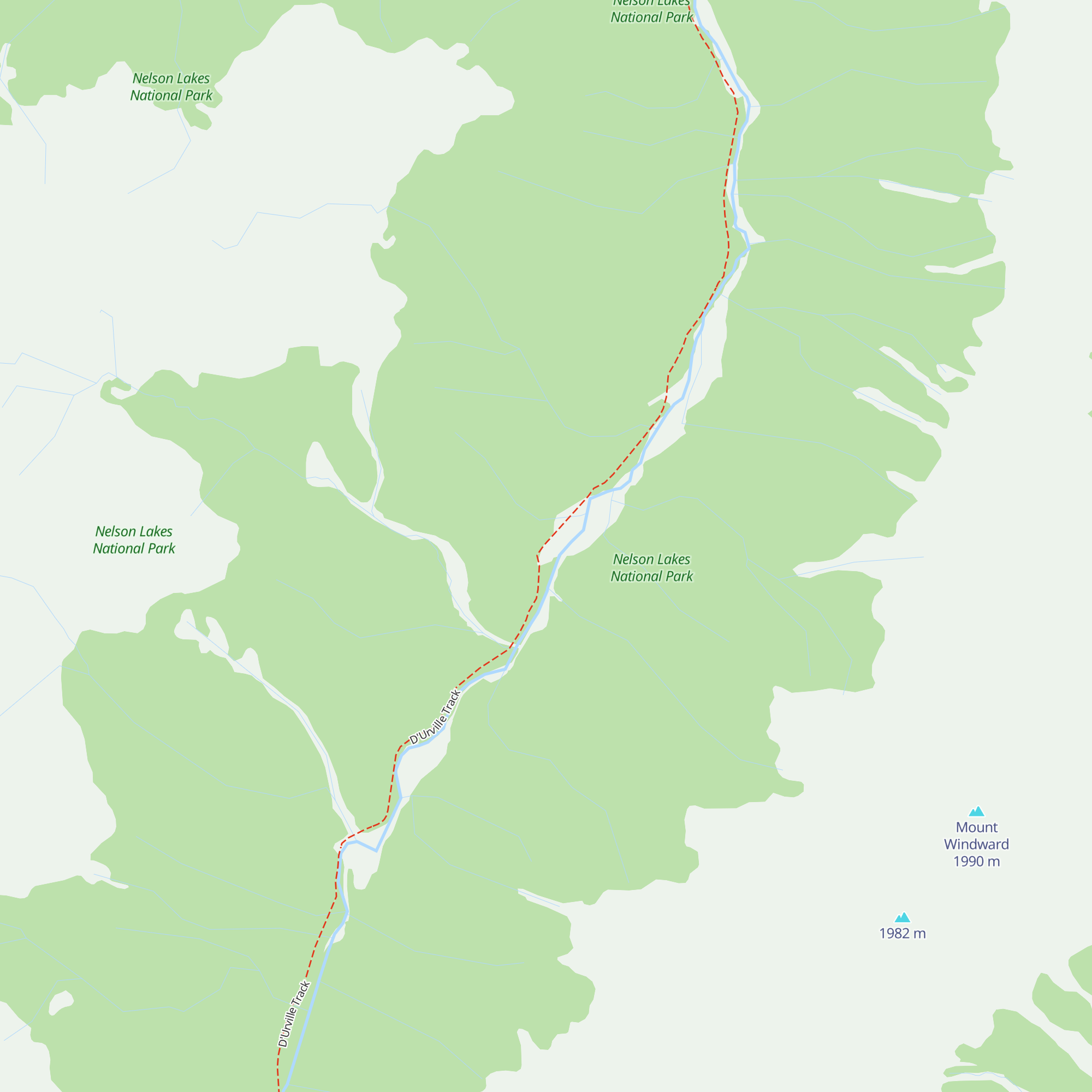 Morgan Hut map