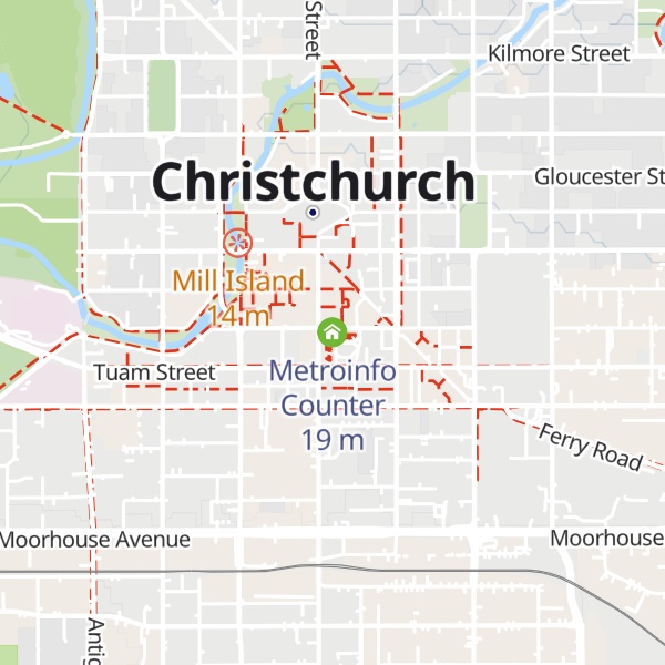 Map of Metroinfo Counter