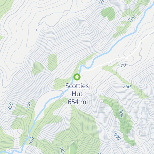 Map of Scotties Hut