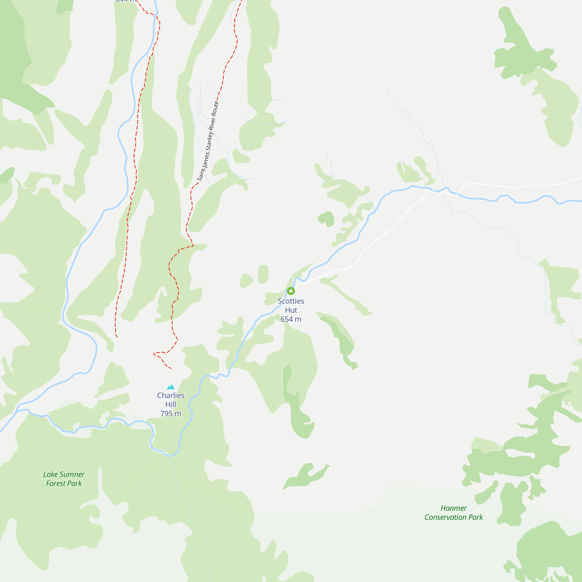 Scotties Hut map