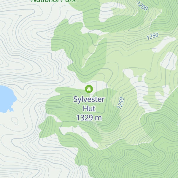 Map of Sylvester Hut