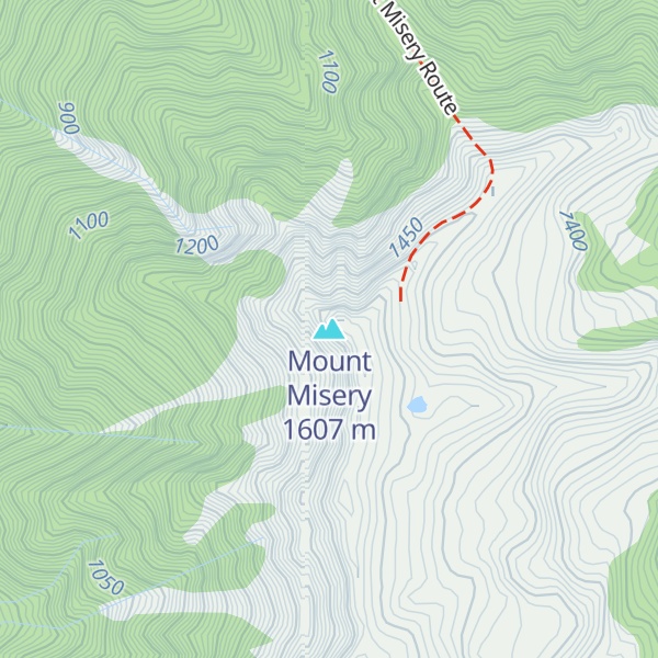 Map of Mount Misery