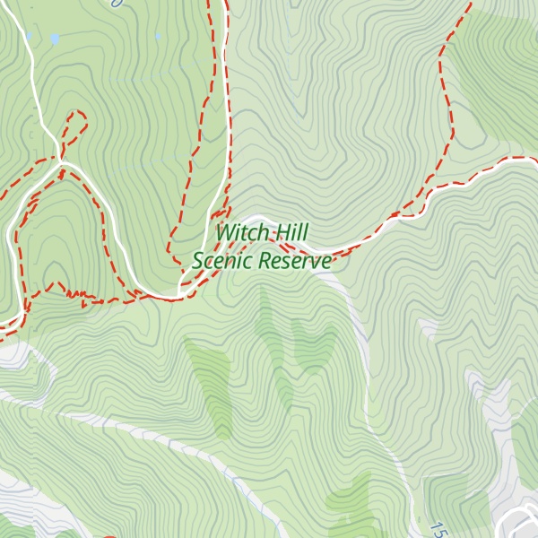 Map of Te Upoko-o-Kurī / Witch Hill
