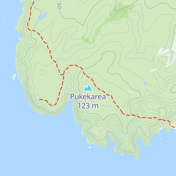 Map of Pukekarea