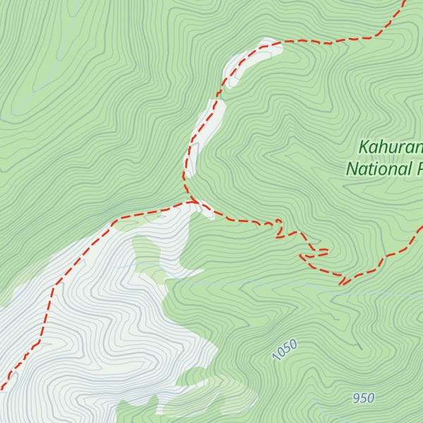 Map of Mt Arthur Hut
