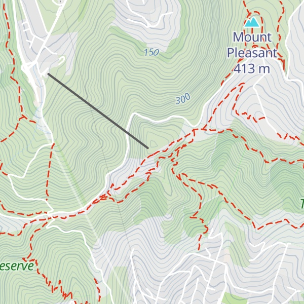 Map of Mount Cavendish