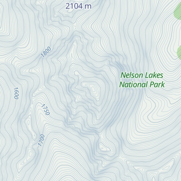 Map of Mount Cupola