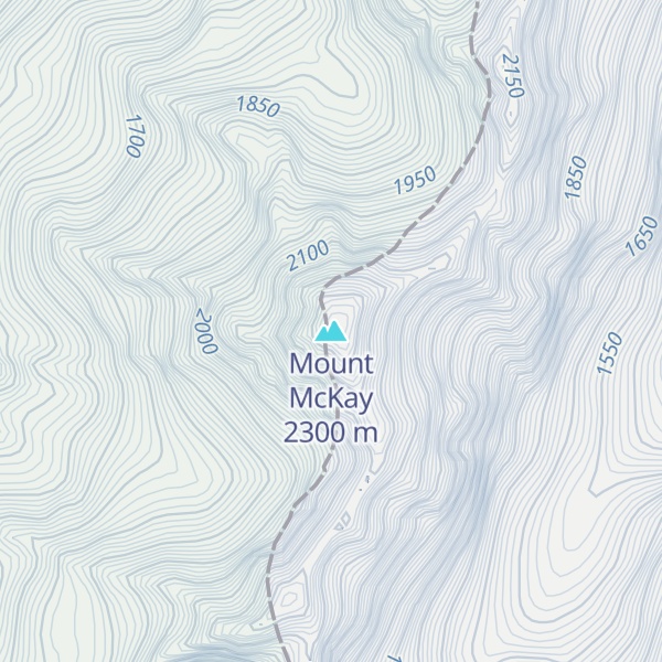 Map of Mount McKay