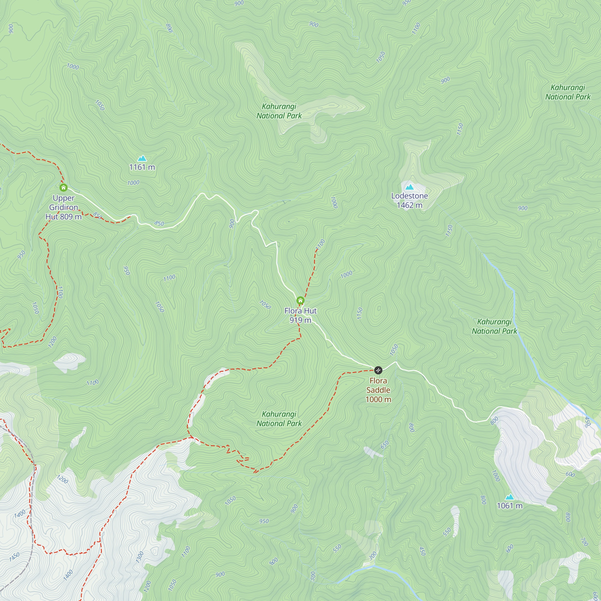 Flora Hut map